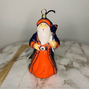 Auburn University Collegiate Collection Santa Ornament NWT